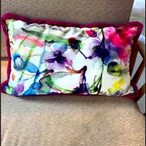 Lumbar Floral Pillow